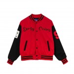 Dico Red Varsity Jacket