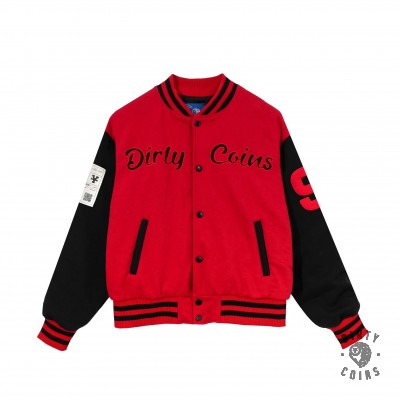 Dico Red Varsity Jacket