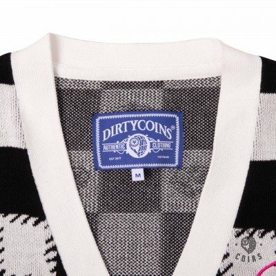 Dico Checkerboard Cardigan