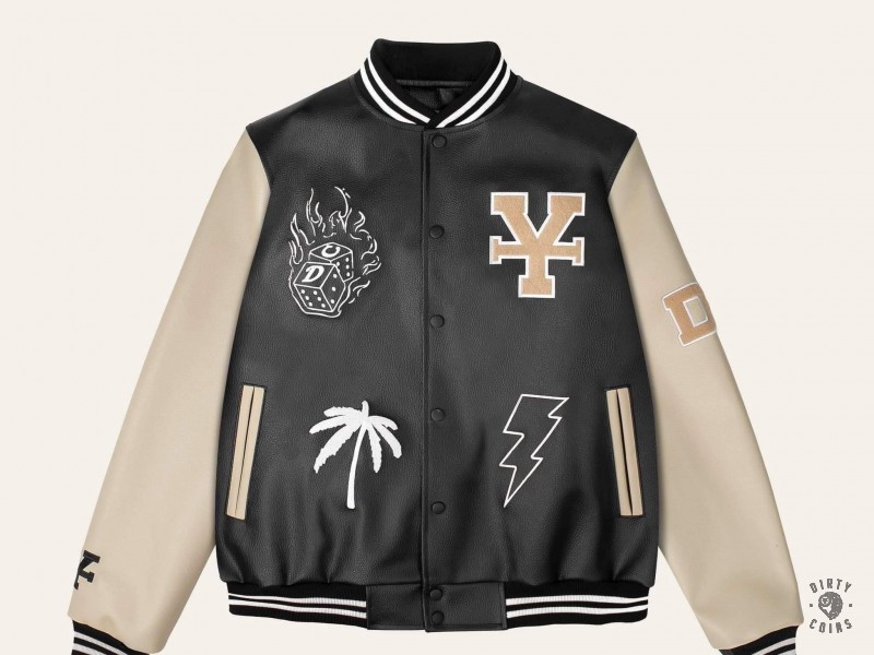 Dico Black Varsity Jacket