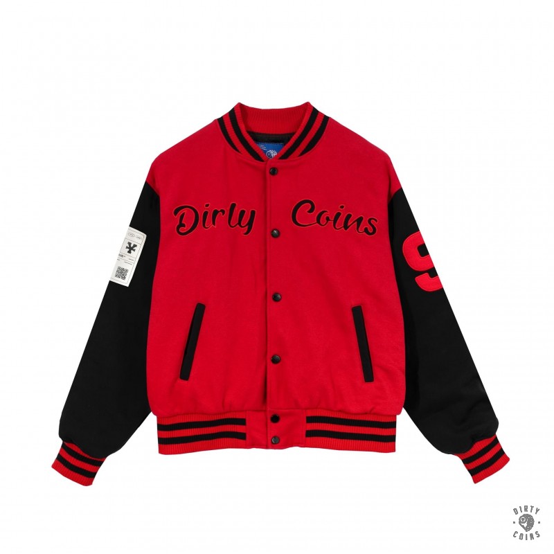 Dico Red Varsity Jacket