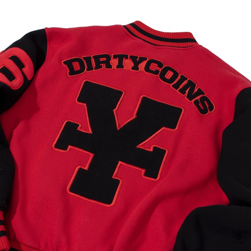 Dico Red Varsity Jacket