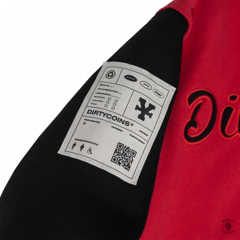Dico Red Varsity Jacket