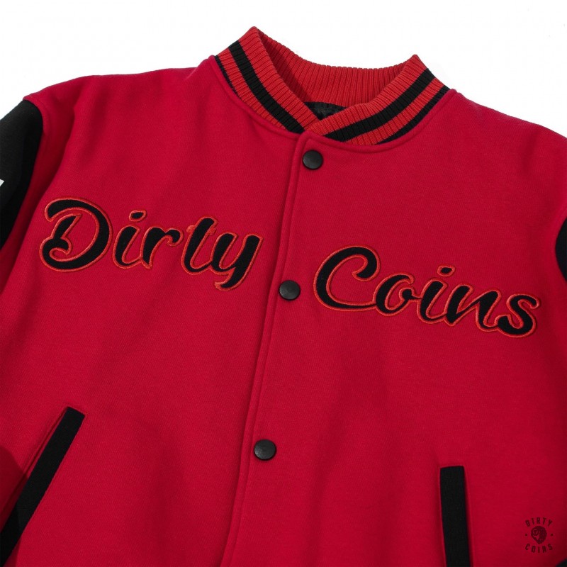 Dico Red Varsity Jacket