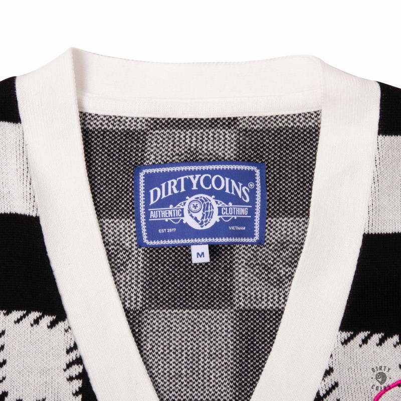 Dico Checkerboard Cardigan