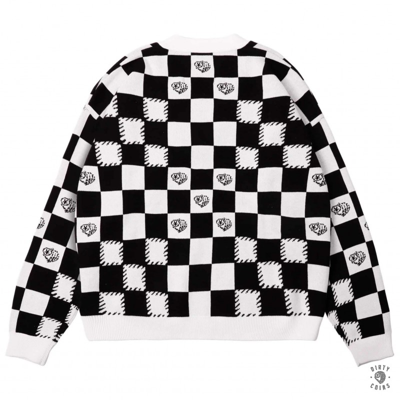Dico Checkerboard Cardigan