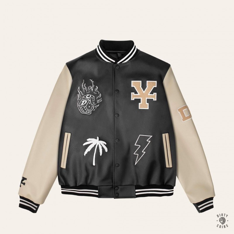 Dico Black Varsity Jacket