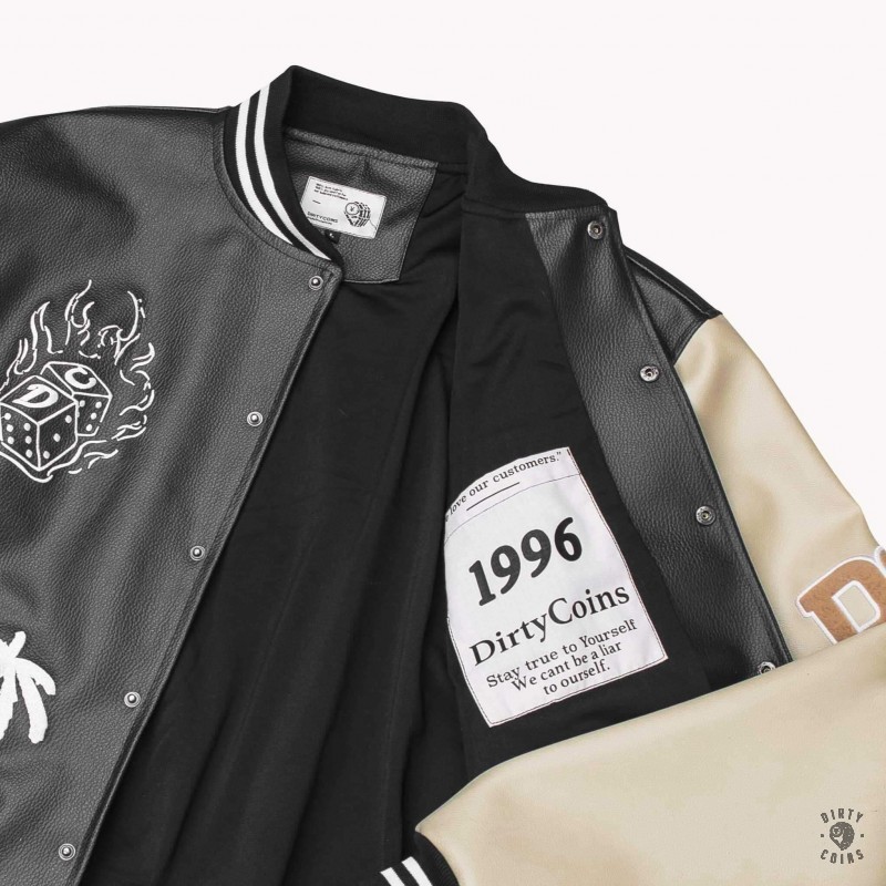 Dico Black Varsity Jacket