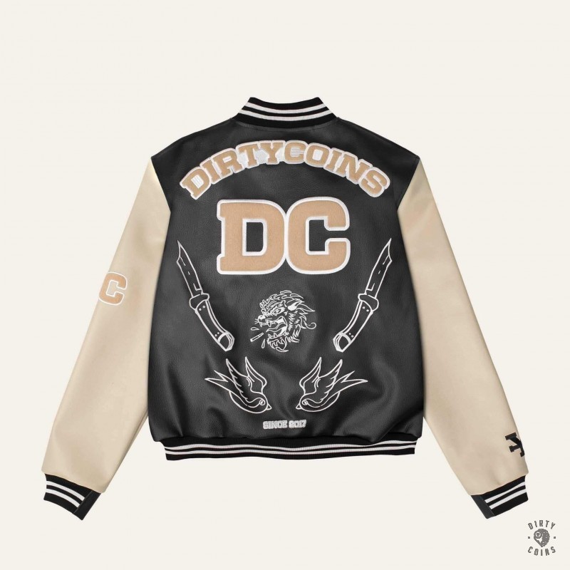 Dico Black Varsity Jacket